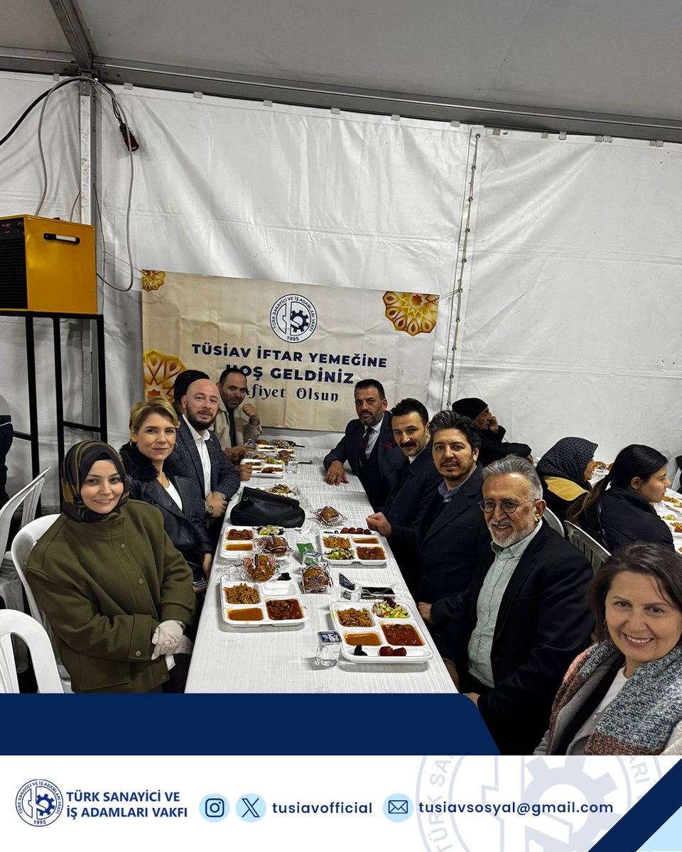 tusiavofficial's tweet photo. Geleneksel Çadır İftarımızı Çankaya Belediyesi Cebeci İftar Çadırında gerçekleştirdik. Katkı sağlayan, emeği geçen herkese şükranlarımızla.

#tüsiav https://t.co/EiWTu5IjkI