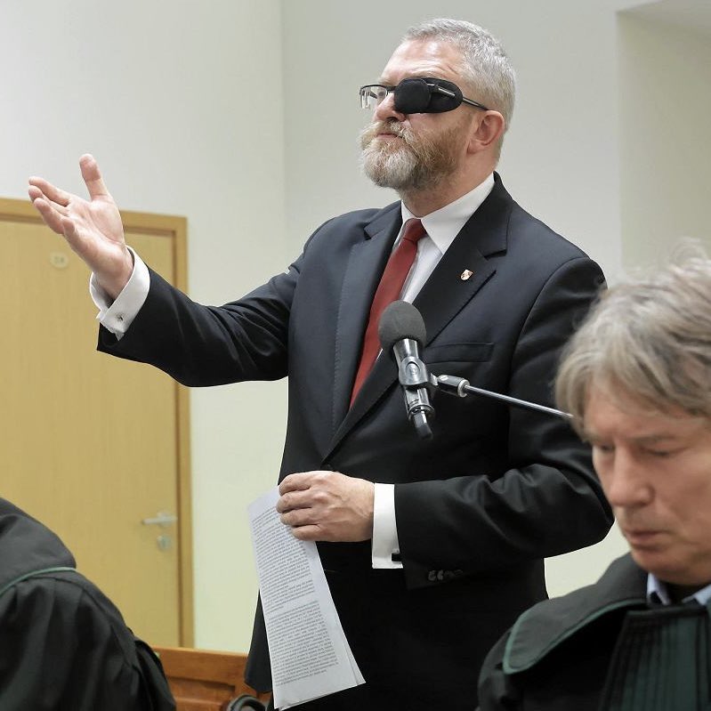 Grzegorz Braun: tu się rozstrzyga, kto komu będzie obcinał uszy i kto kogo będzie wieszał! Nie jesteśmy bydlętami, a oni tak nas traktują! Im tradycja nakazuje kłamać w sądach, jeśli są w sporze z gojem!" 👏🧯