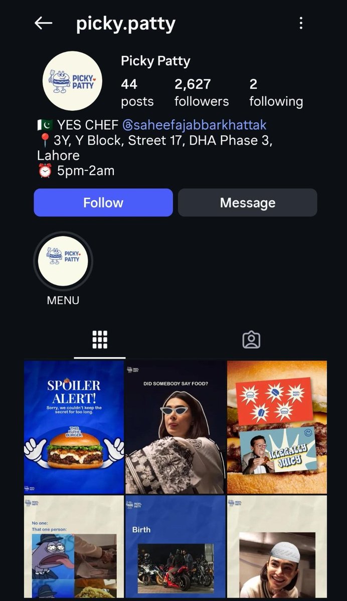 Saheefa owns "Picky Patty" in DHA Lahore Phase 3

Every Punjabi is Requested to take part in the Boycott against her and anyone else that discriminates against Punjabi Working Men

We dont need Naswar Contaminated Burgers inside Punjab!