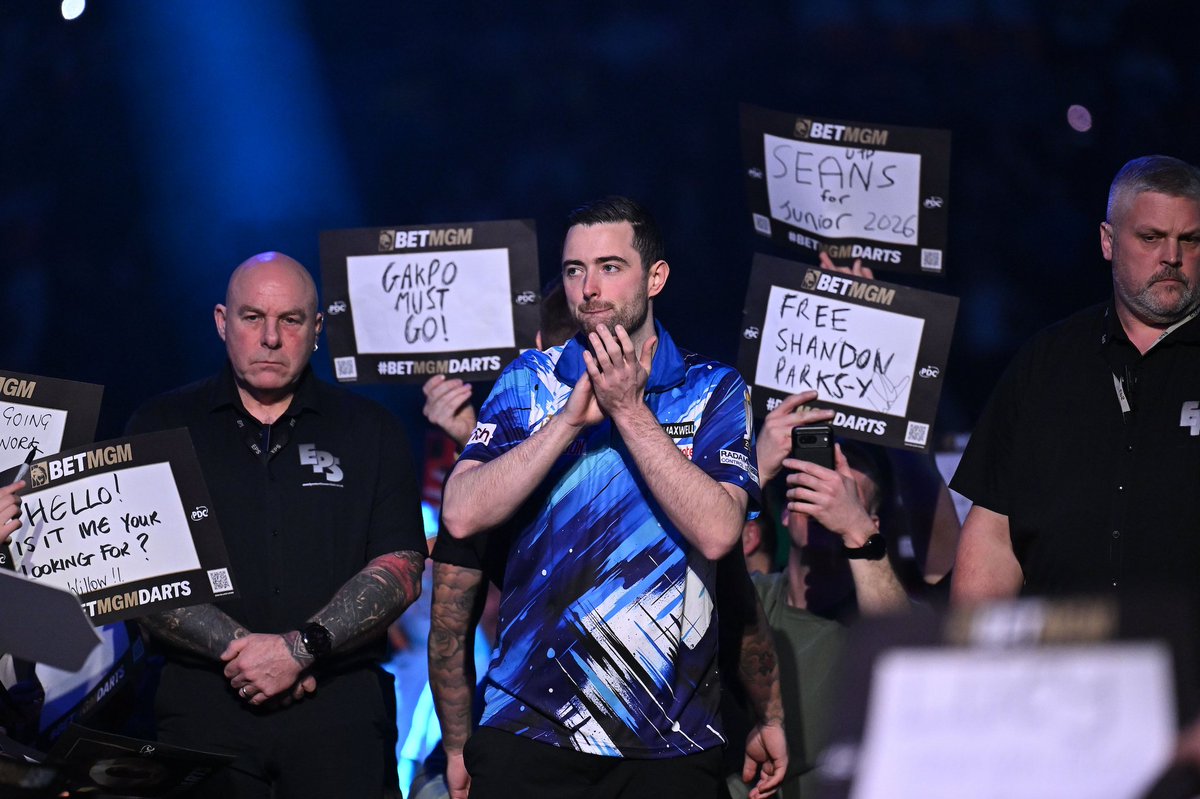 Luke Humphries MBE tweet media