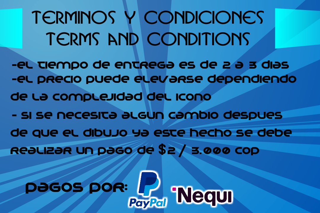 💠 Comisiones abiertas !!!💠

Tanto los dibujos como los precios ya están actualizados, si gustas comprar uno contacta al md o discord (hydr4ze)