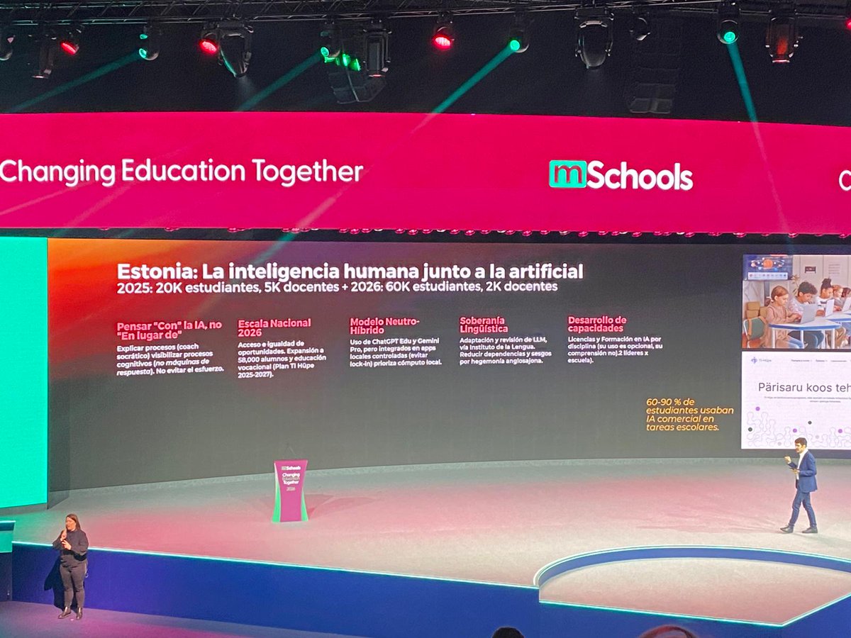 IEDMangrane's tweet photo. 🧠📱 Presents a la jornada mSchools – Changing Education Together per reflexionar sobre com encarar el repte de la IA a l’educació.

Pensar la tecnologia amb rigor, equitat i mirada humanista per posar-la al servei del bé comú. https://t.co/3m88Mz3U9M