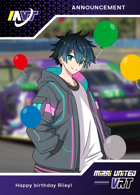 MiraiUnitedVRT's tweet photo. We're wishing a happy birthday to Riley today! https://t.co/Qs5fpi3Uj9