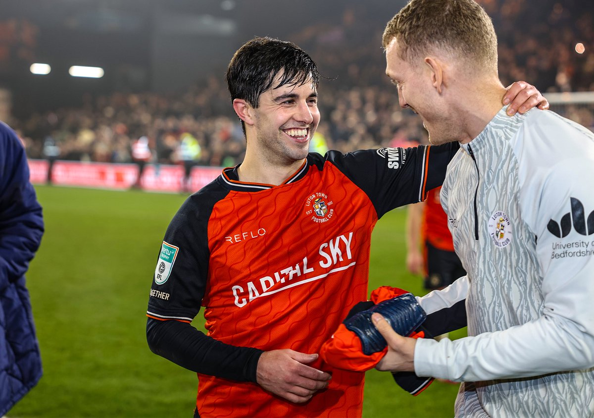We’re on our way to Wembley 🧡

<a href="/LutonTown/">Luton Town FC</a>