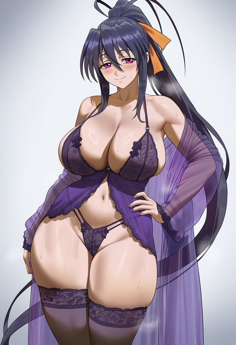 LilithArtsx's tweet photo. Akeno Himejima  
SFW illustration 
#HighSchoolDxD 
#akenohimejima https://t.co/v5dOYCCjZ1