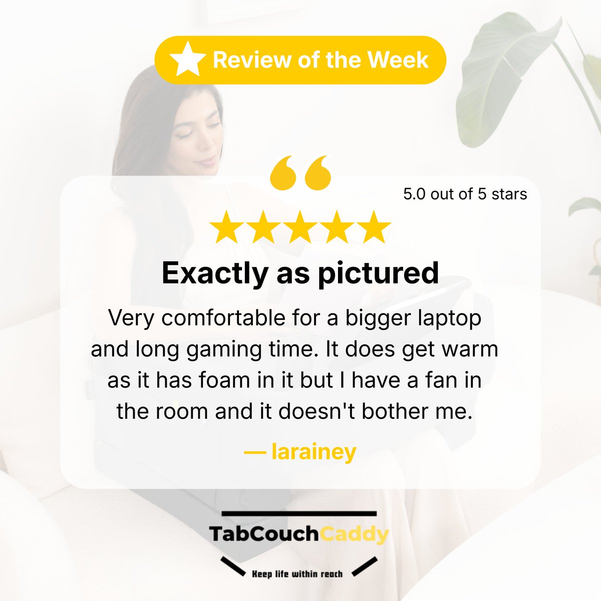 TabCouchCaddy's tweet image. ⭐⭐⭐⭐⭐ Real people. Real comfort.

Our customers say it best! This week's top review loves the TabCouchCaddy Reading Pillow. 💬

👉 Experience it yourself: tabcouchcaddy.com

#TabCouchCaddy #ReviewOfTheWeek #ReadingPillow