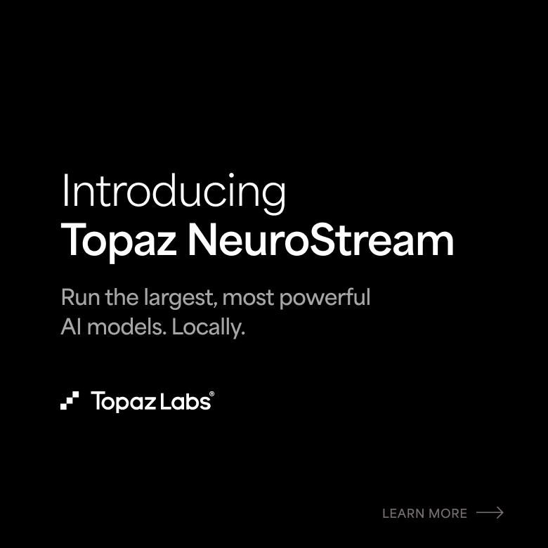 Topaz Labs tweet media