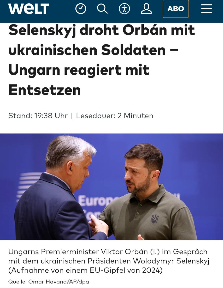 Ich stehe hier klar auf der Seite von Viktor Orban! Und ihr?