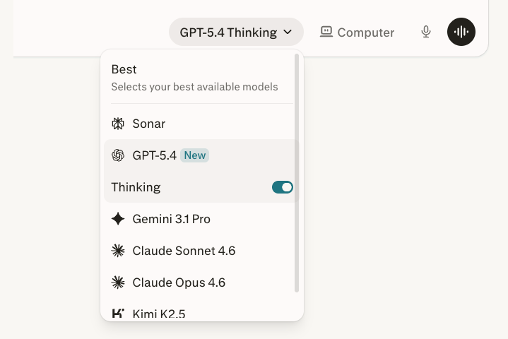 Perplexity tweet media