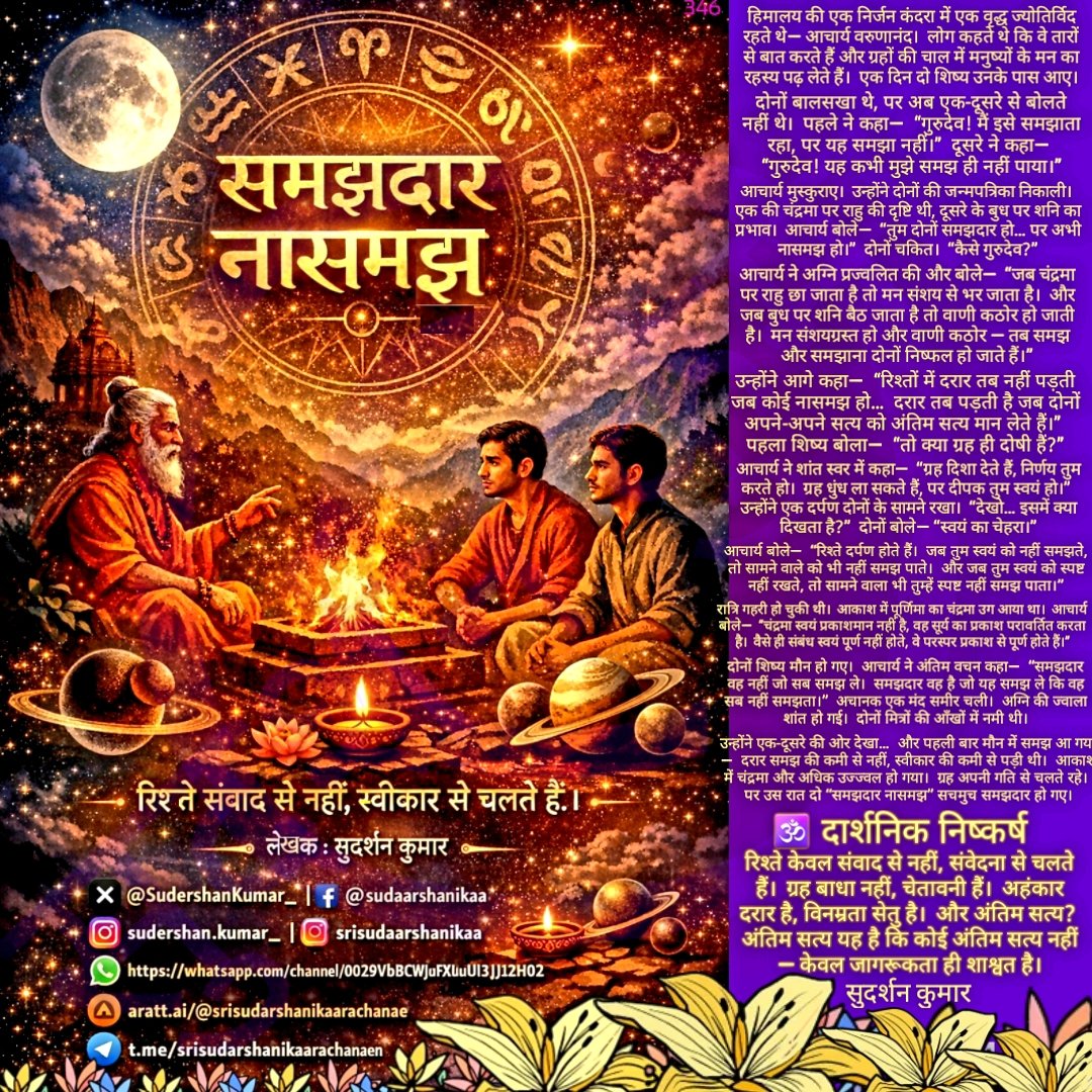 श्री सुदार्शनिका(Sri Sudaarshanikaa) रचनाएं tweet media