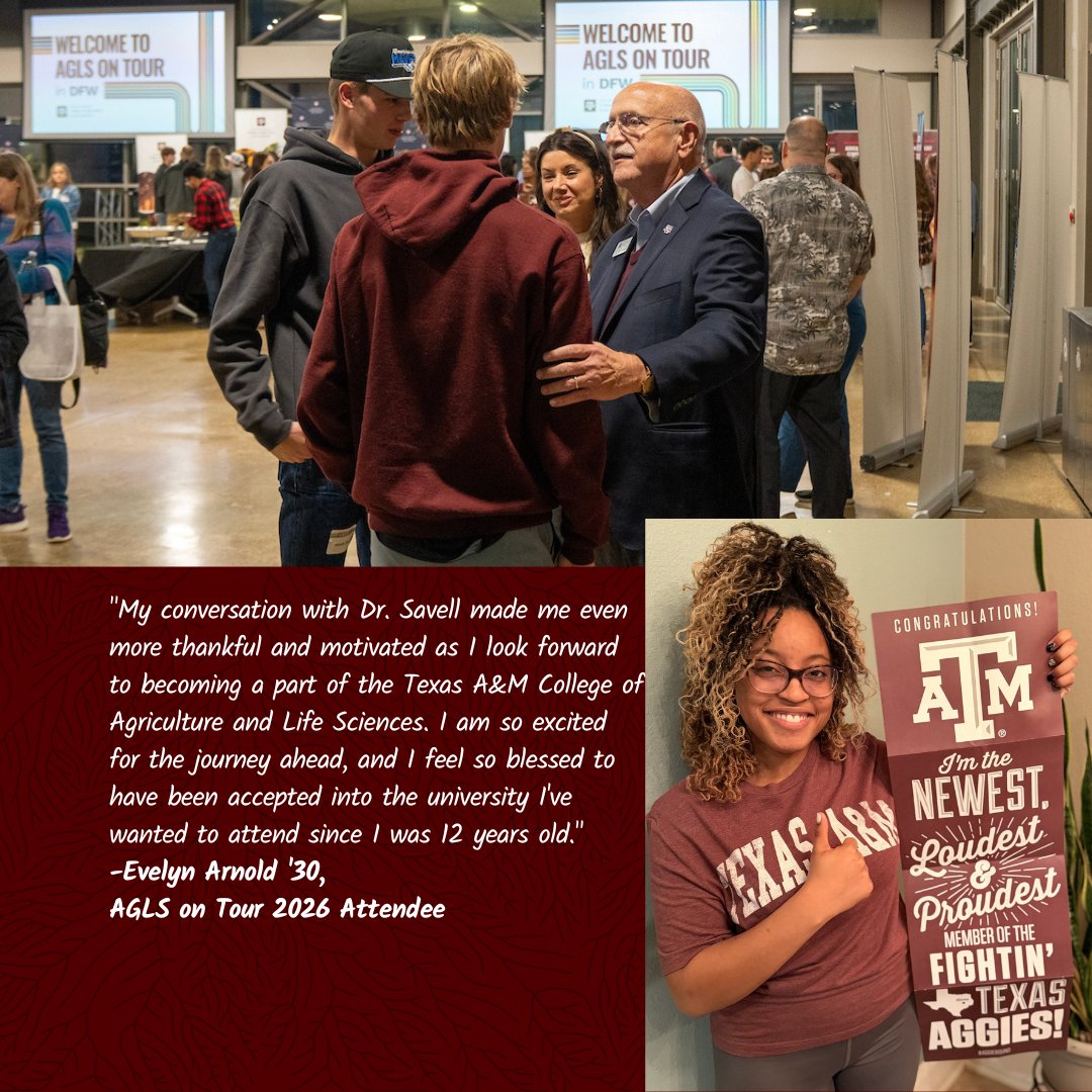 TAMU College of Agriculture & Life Sciences 👍 tweet media