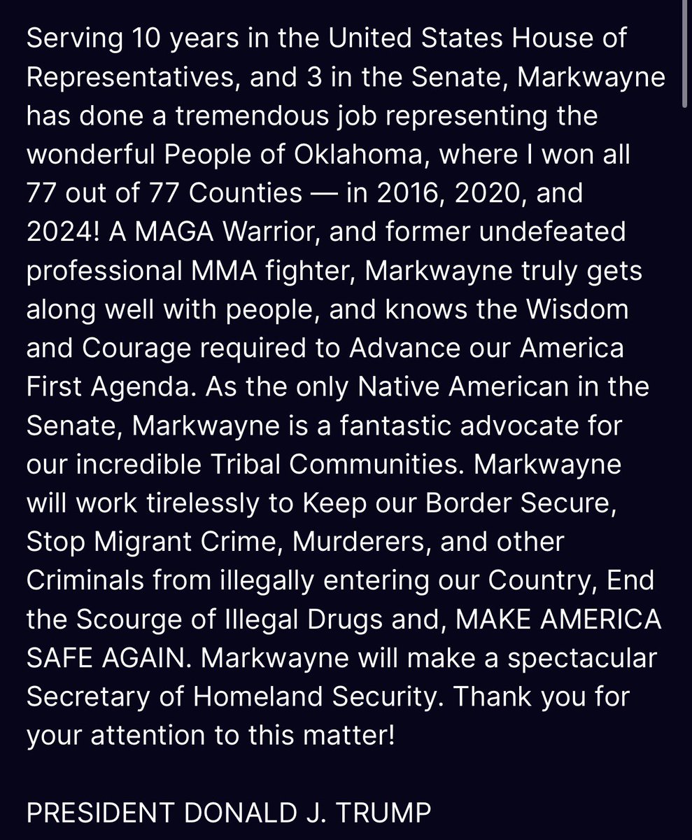 SteakforPodcast's tweet image. 🚨 BREAKING 🚨 @realDonaldTrump laterally promotes current DHS Secretary @KristiNoem to be the new Special Envoy for the Shield of Americas, effective 3/31

In turn, @SenMullin is being tapped to be the new DHS Chief 

Cheers to all the retards who misspoke for the President