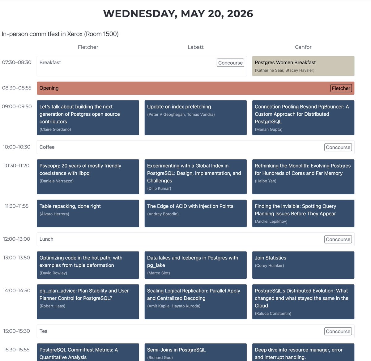 PGConf.dev 🐘 tweet media