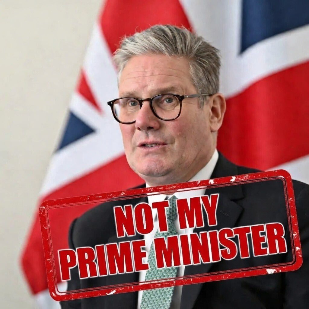 Time for Keir to go. 

He isn’t our Prime Minister. 

Repost if you agree. 

You have lost the British public &amp; Serviceman/Veteran vote. 

👎🏽

<a href="/UKLabour/">The Labour Party</a> 
<a href="/Keir_Starmer/">Keir Starmer</a> 
<a href="/POTUS/">President Donald J. Trump</a> 
<a href="/realDonaldTrump/">Donald J. Trump</a> 
<a href="/ShabanaMahmood/">Shabana Mahmood MP</a> 
<a href="/GBNEWS/">GB News</a>