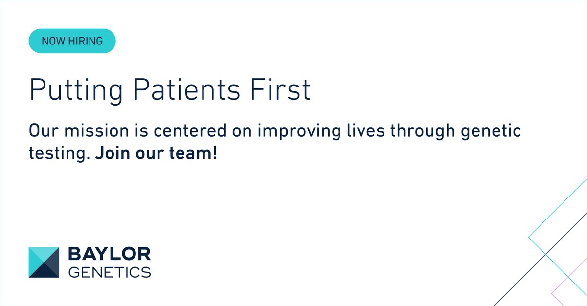 Baylor Genetics tweet media