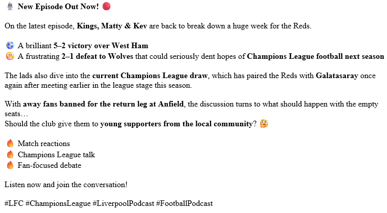 LFCTotalRedPod's tweet photo. https://t.co/p1JBBE4hub