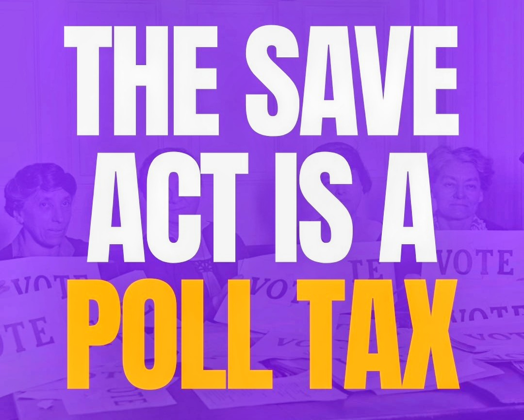 <a href="/1zzyzyx1/">Rod (Izzy) 🇺🇸🦅</a> Call your Senators at 202-224-3121 and tell them NO SAVE ACT!!!

#SaveActTaxesVoters