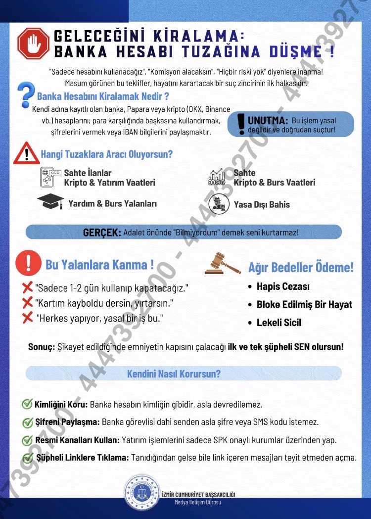 Dolandırıcılığa Karşı Dikkatli Olalım.