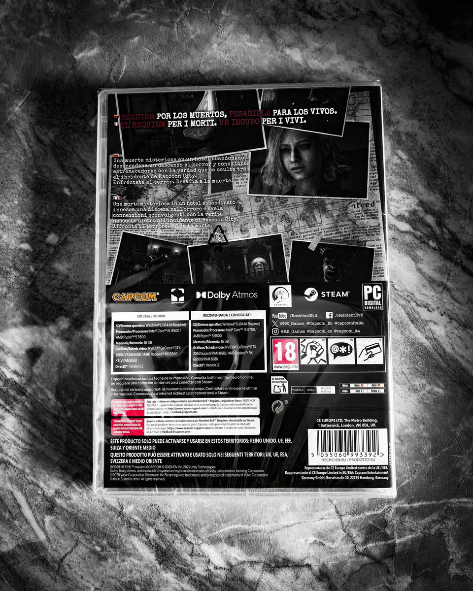 #ResidentEvilRequiem for PC (CIAB) PAL ver. #REBHFun