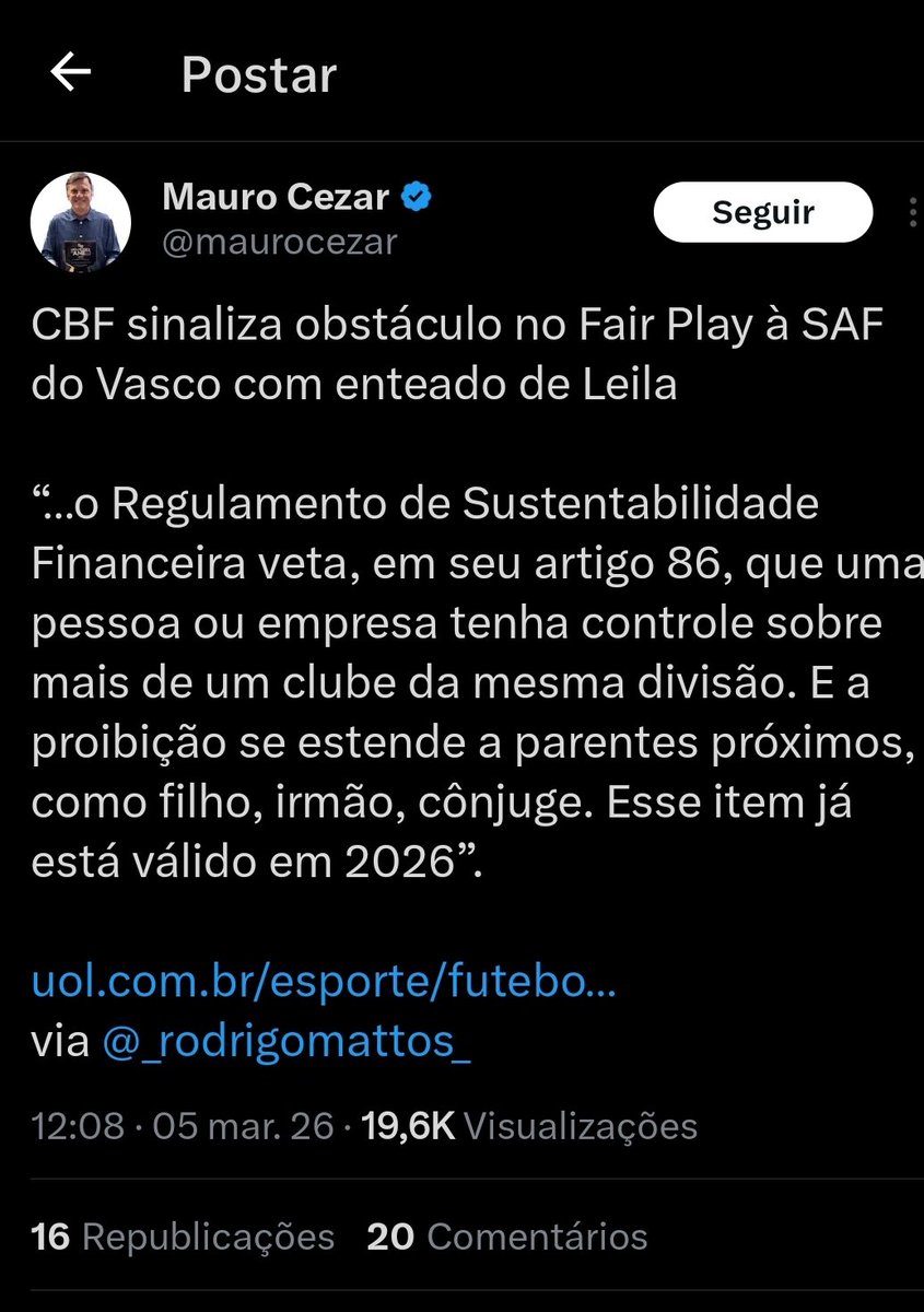 O curioso caso do clube que não é mais rival e tem a defesa do Haiti mas deixa todo mundo preocupado com a legislação da SAF no Brasil.