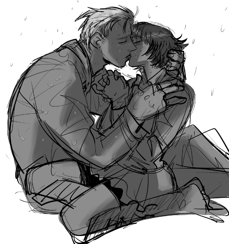 Teiknu's tweet photo. I couldn t stop thinking abt Lady and Vergil https://t.co/65BTvHApJJ