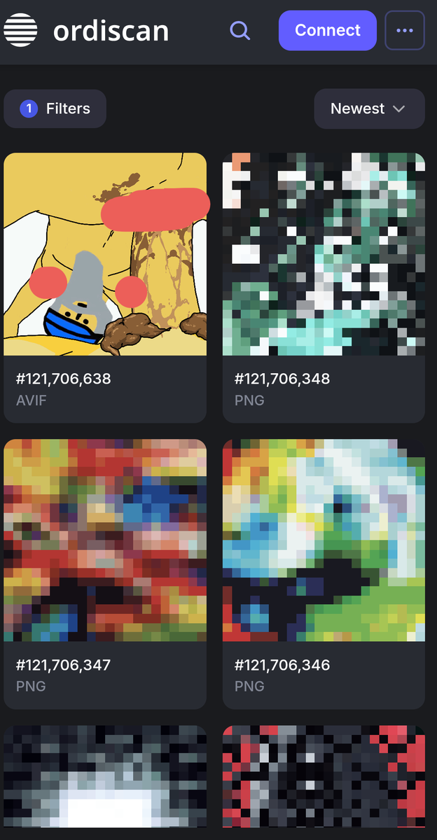 🚨 ALERT 🚨 More Pron just uploaded to the Bitcoin Blockchain, permanently.  Bip110.org and dl Knots to end this.  Viewable on Ordiscan.com and scroll the latest inscriptions.