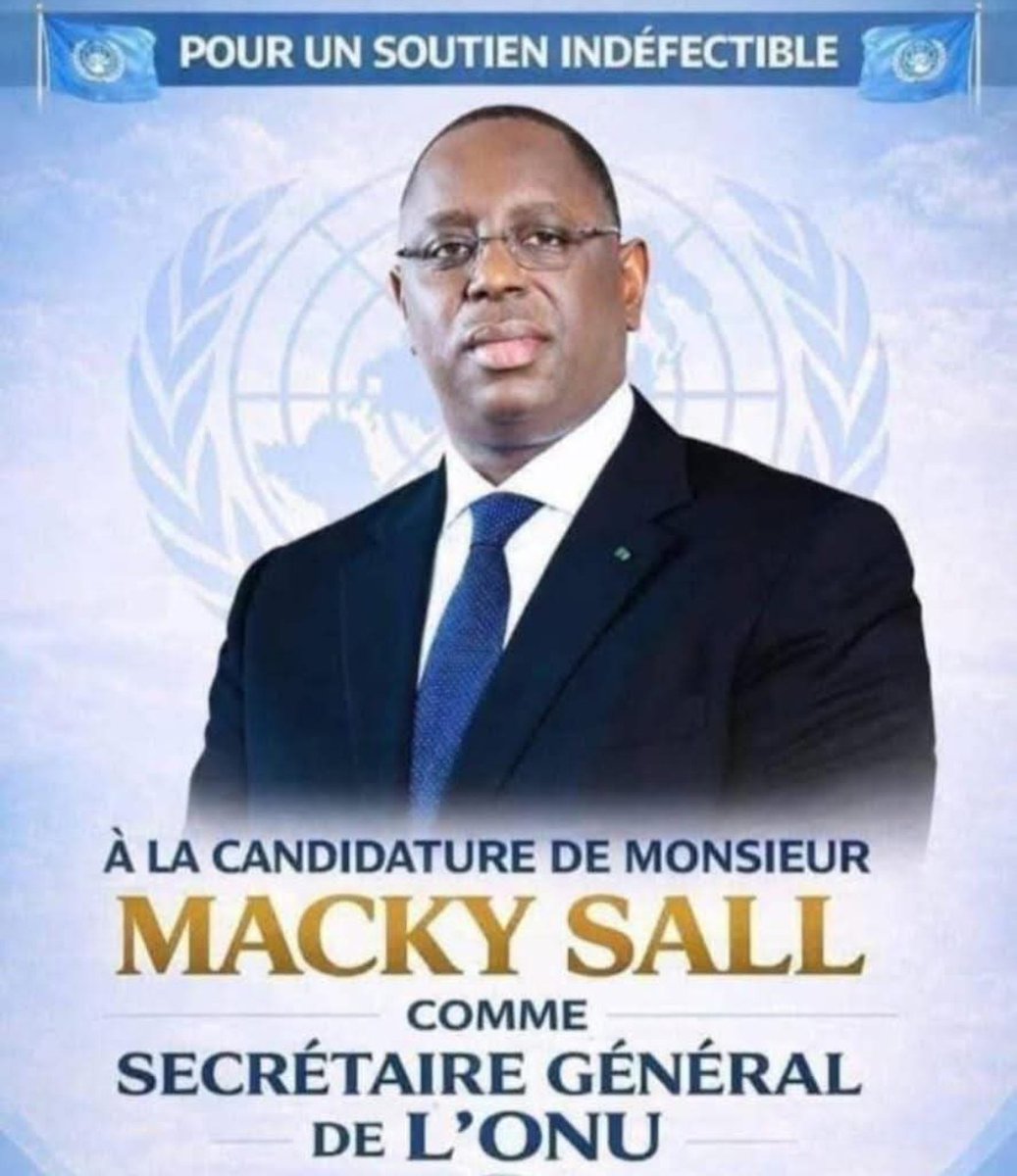 Je ne vous soutient pas car je souhaite votre retour au Sénégal en 2029 pour redresser notre cher Sénégal !!!