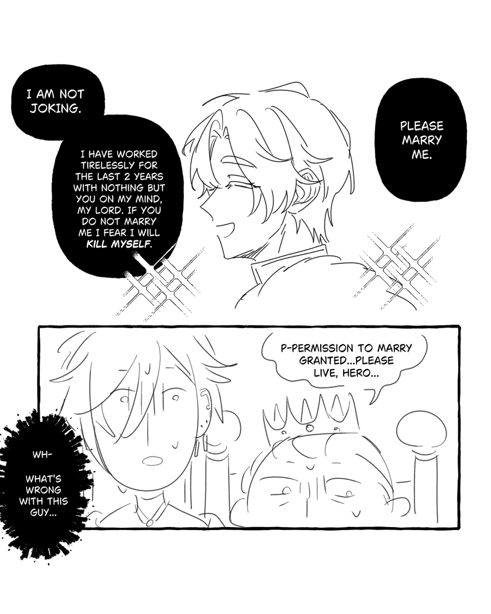 these are just concept drawings but do you guys fuck with hero x royal advisor yaoi