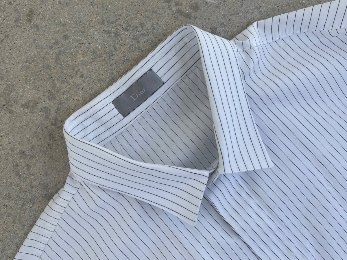 Dior Homme (07ss) by Hedi Slimane - Stripe Shirt L/S 久しぶりに