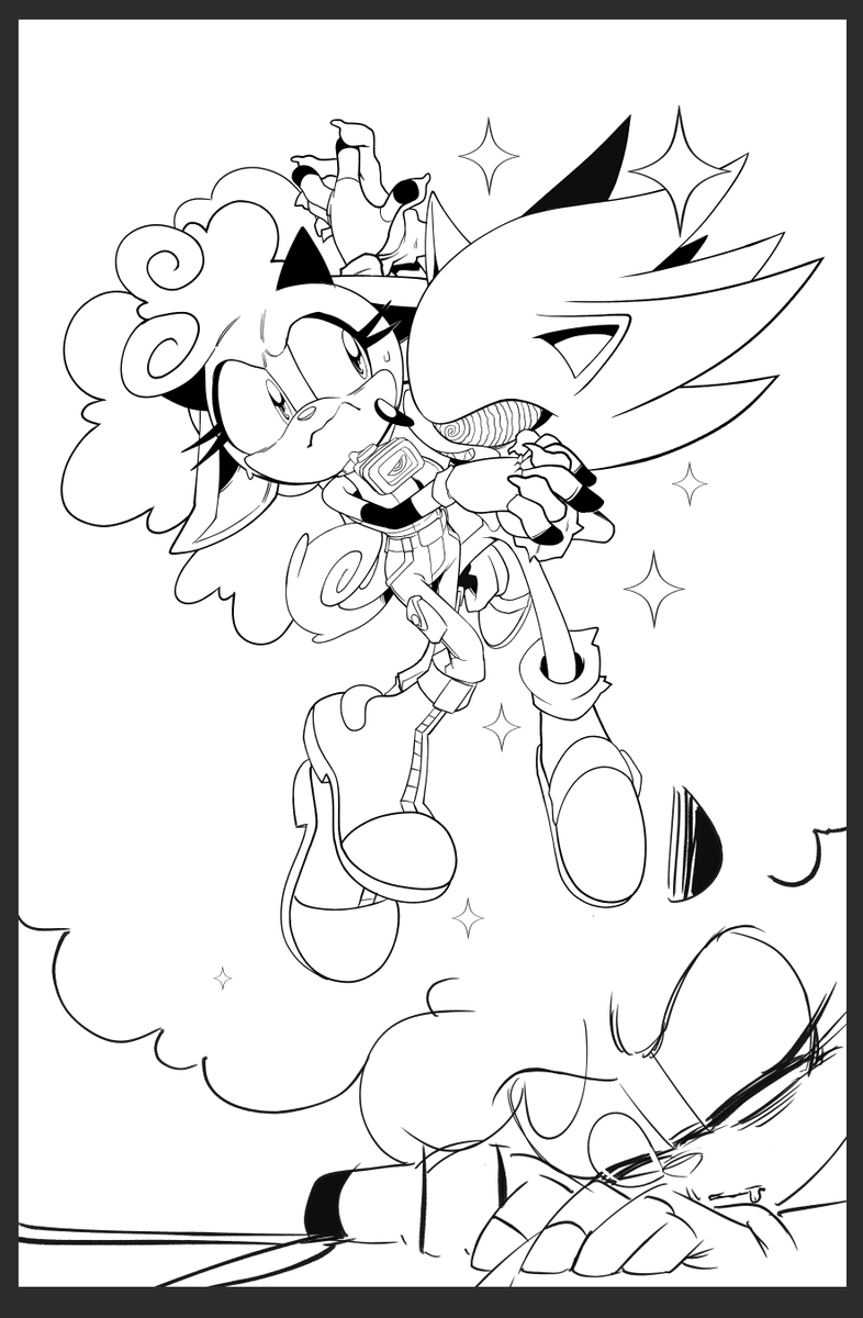 working on a commission whe- 