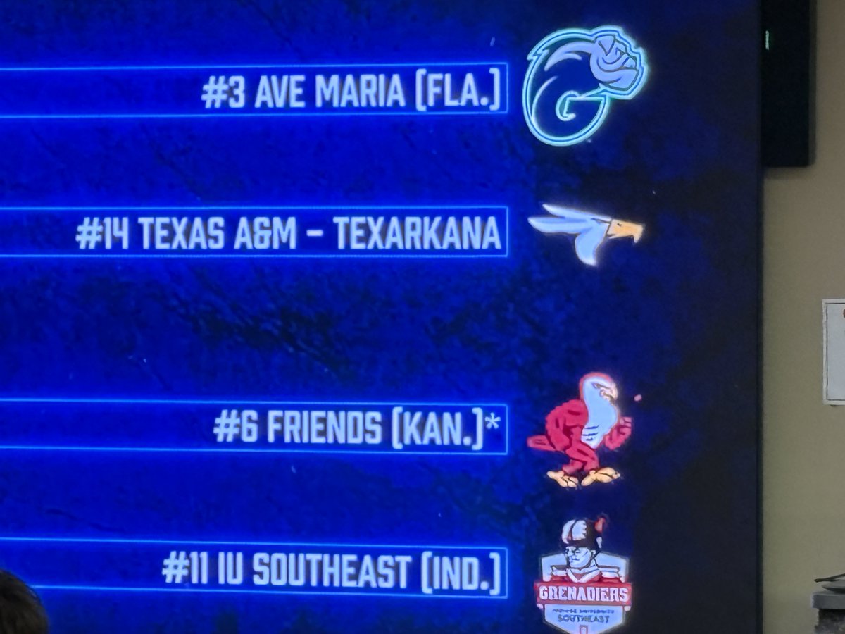 IUSAthletics's tweet photo. The Grenadiers will head to Wichita for the NAIA Opening Round. https://t.co/DxSgaYZfAu