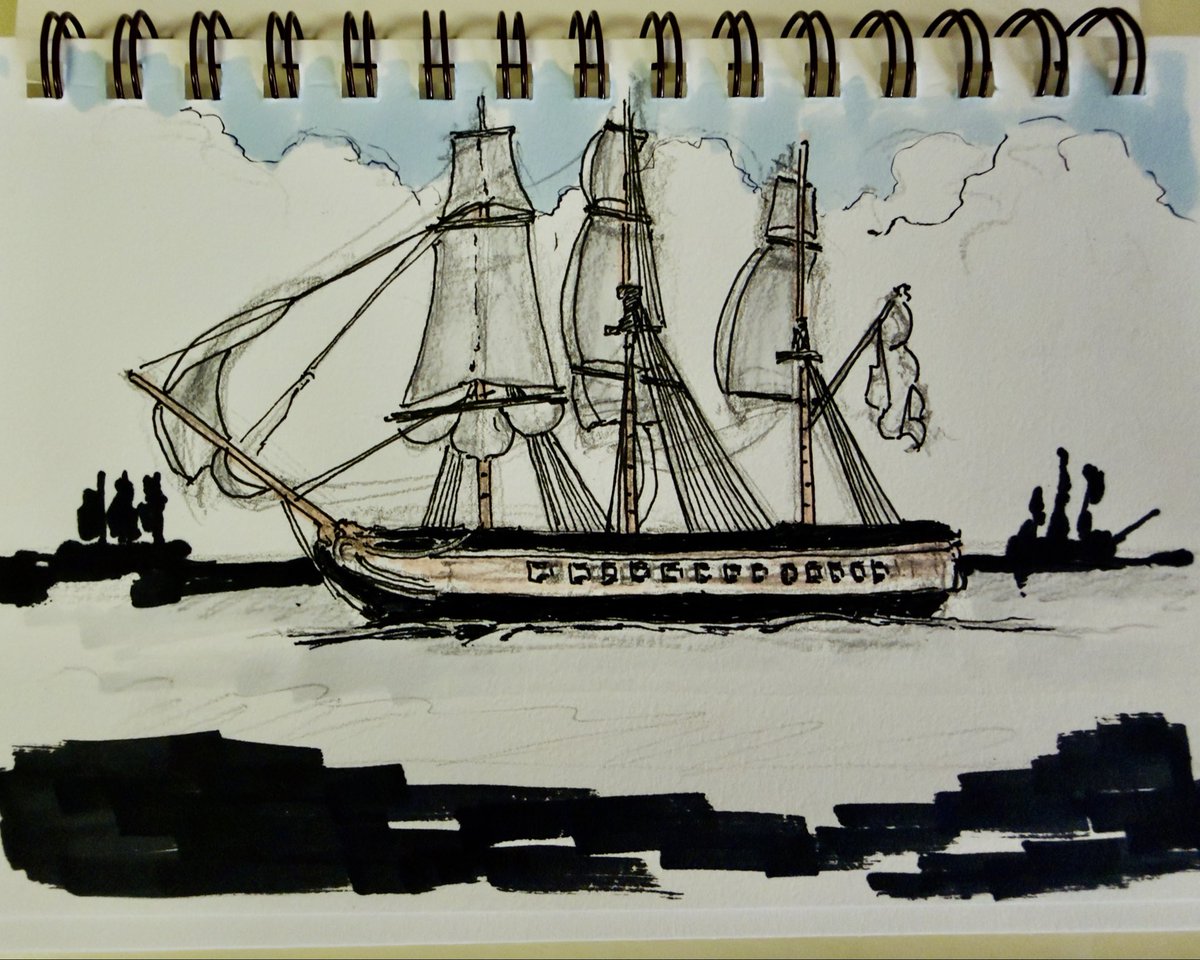 th_illustrates's tweet photo. British warship / quick gesture #illustration #drawing #sketch https://t.co/yIQg5ZRLra