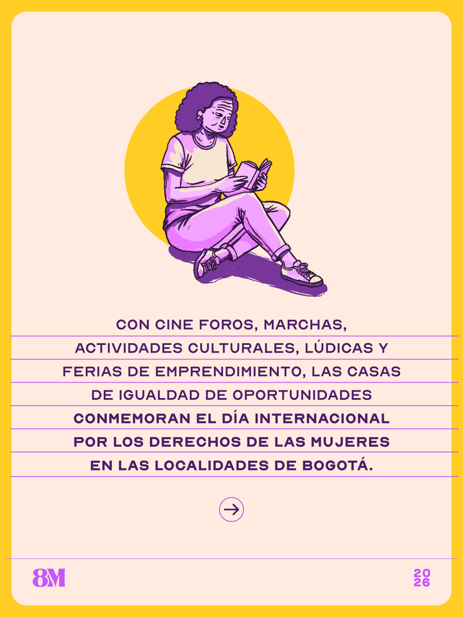 secredistmujer's tweet image. ¡El #8M se vive en las localidades! 💜✨

Prográmate y acompáñanos del 6 al 28 de marzo en las #CIOM con cine foros, marchas, actividades culturales y lúdicas, ferias de emprendimientos y más.

En este hilo te contamos toda la programación 🧵