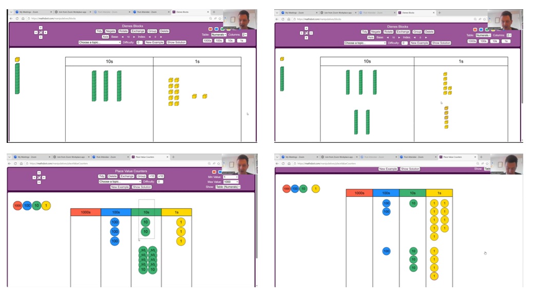 I've put together a 5-minute video on how I would use the Dienes Blocks and Place Value Counters interactive tools on Mathsbot to model calculation: youtube.com/watch?v=K5cJRg…
The 'exchange' and 'group' features are fantastic.