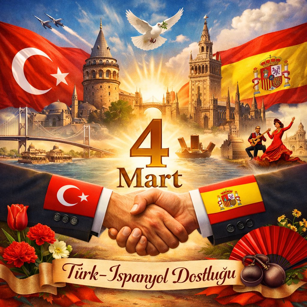 Yurtta Barış, Dünyada Barış.

Aklın yolu tektir.
——————————————

Paz en casa, paz en el mundo. 

Solo hay un camino hacia la razón.

#EspanaTurquia
#İspanya #España #Turkiye #Turquía