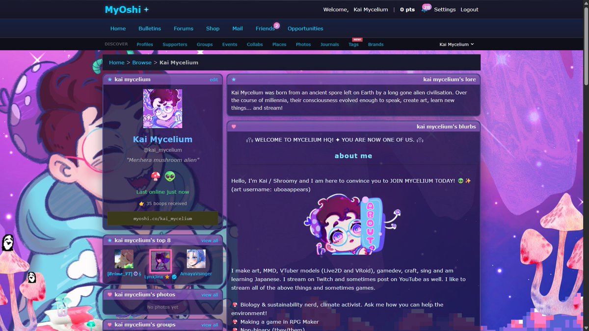 Kai Mycelium🍄👽 VTuber tweet media