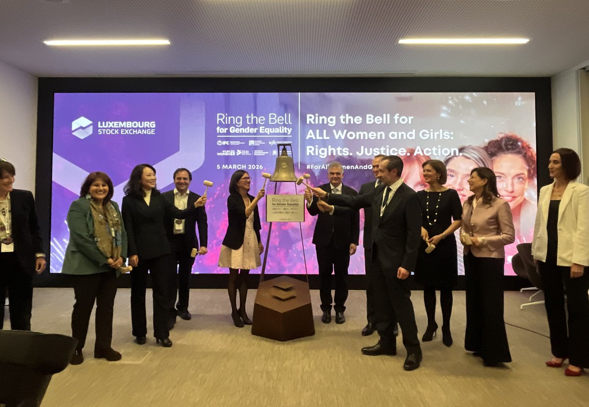 Familiar_BM's tweet image. Access to credit and markets limit women's ability to secure financing, grow their businesses, and contribute fully to economic development. Closing these gaps is a prerequisite for inclusive growth.
Thank you to #ICMA Women's Network for the invitation!
#RingTheBell
#GiveToGain
