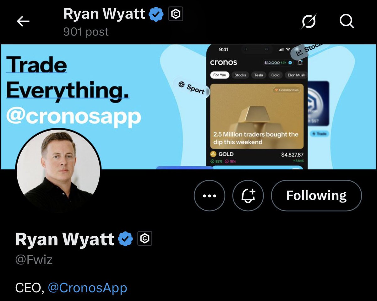 PieroPasqiari88's tweet photo. Just noticed the new banner from @fwiz 👀
Then he casually says:
“Subtle rollout has begun.”
Alright… now I’m curious.
@cronosapp
#cro #defi #CronosCommunityIT https://t.co/xEcG9XOJdC