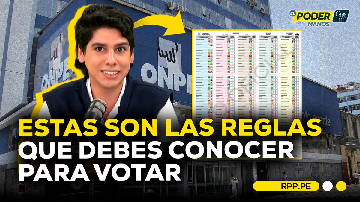 🗳️🇵🇪 Bruno Bencich, especialista en Educación Electoral de la ONPE, brindó detalles sobre el proceso electoral y respondió preguntas frecuentes de los ciudadanos. En diálogo con RPP, explicó las principales reglas del sistema de votación, las responsabilidades de los miembros de