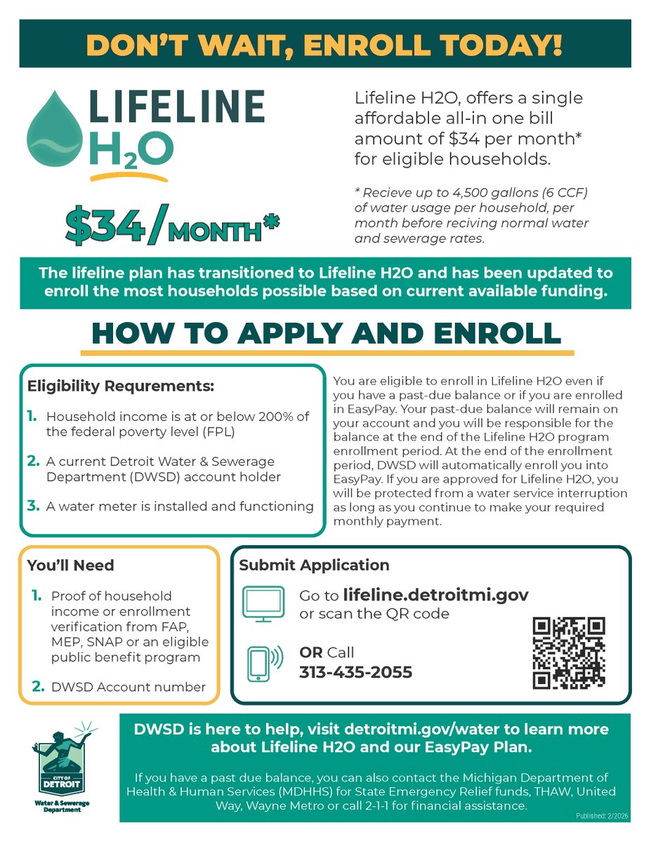 Detroit Water DWSD tweet media