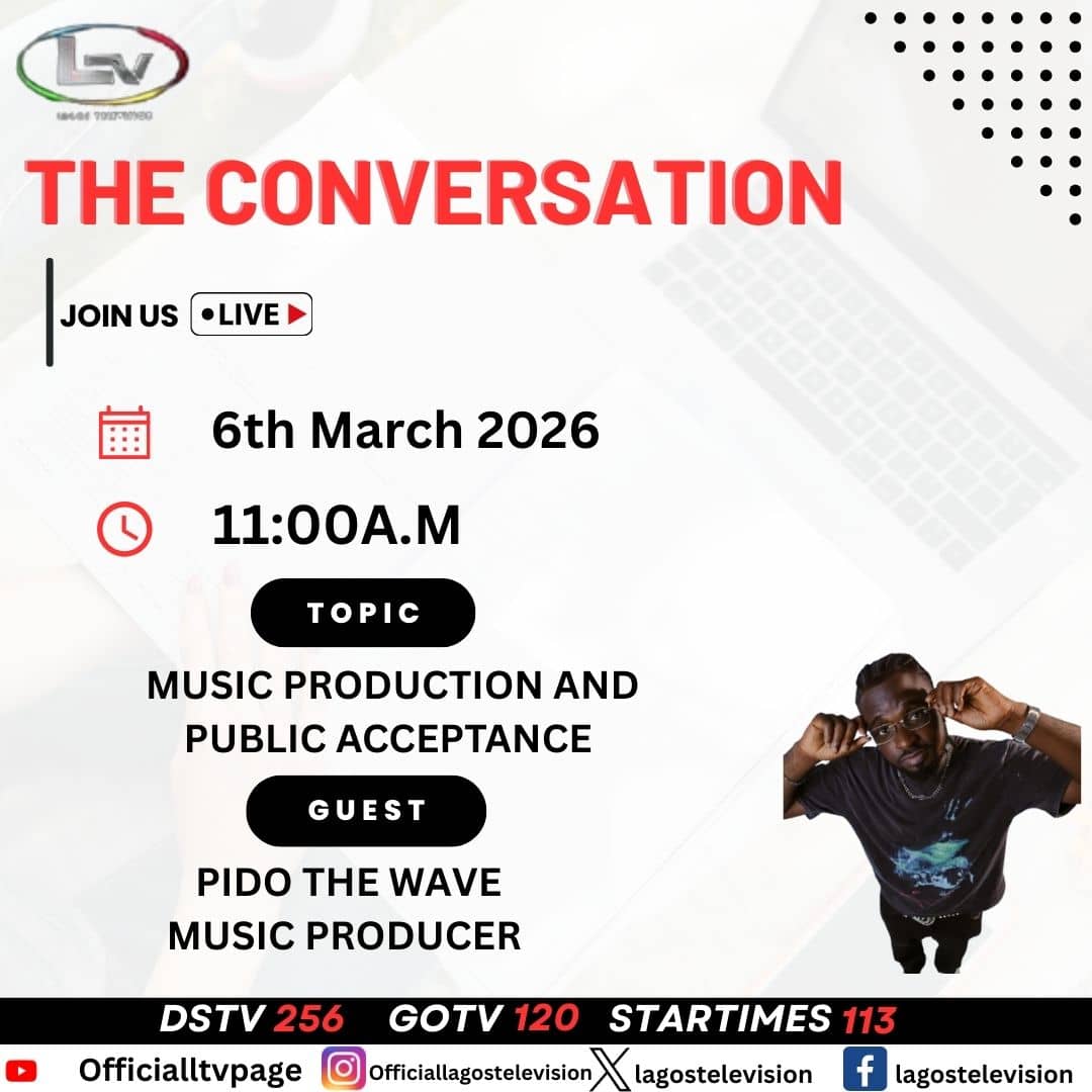 lagostelevision's tweet image. Ready for the wave? From the studio to the streets 🎵 | Music Production &amp;amp; Public Acceptance with @pidothewave 

Let's talk what makes music hit the streets!  

#MusicProduction #PublicAcceptance #PidotheWave #BeatMakers #voiceoflagos