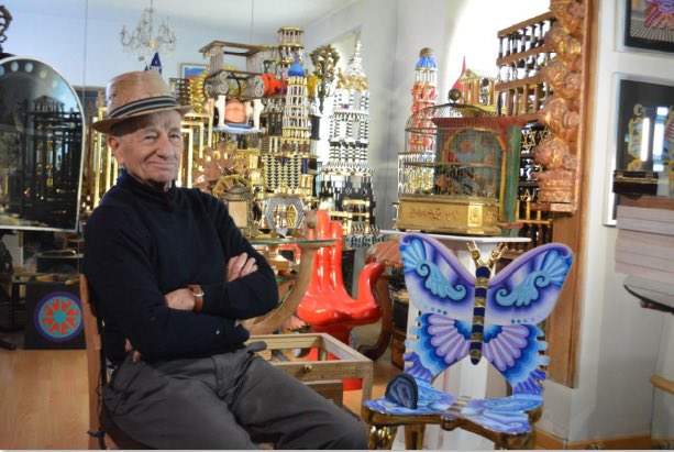 Castilloroman's tweet photo. Lamento profundamente el fallecimiento de nuestro querido artista Pedro Friedeberg. Deja un legado que desafía la monotonía de lo cotidiano a través del surrealismo, uniendo el pasado y el presente con un utópico futuro. https://t.co/JDSqk64hUV