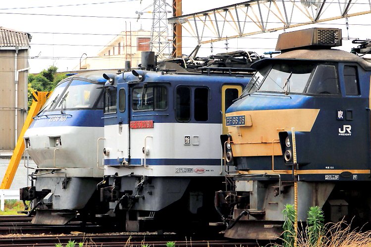 36号機の日 って事で(;^ω^) EF66 36を…。 2017.6.20 吹田機関区