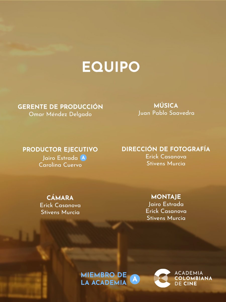 Academia Colombiana de Cine tweet media