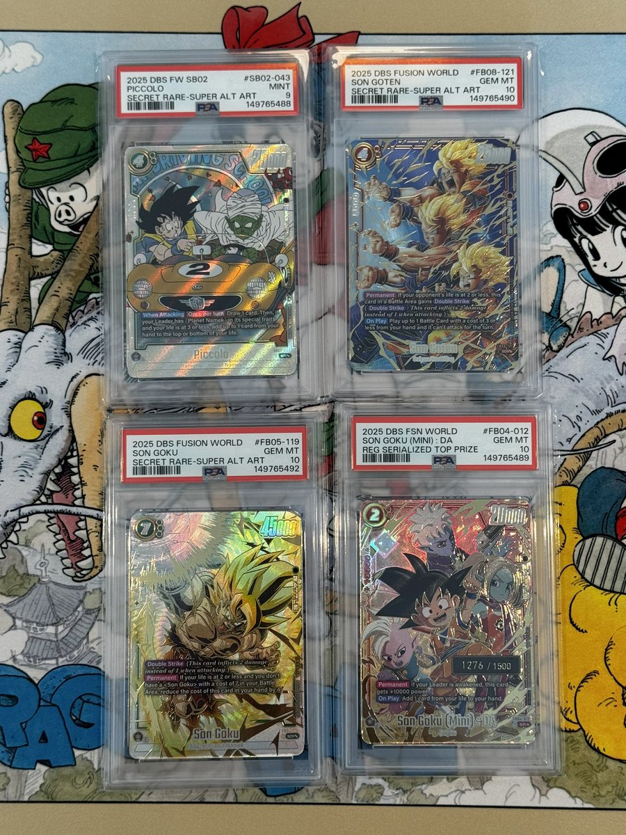 Got back an epic Dragon Ball Fusion World PSA return 😁