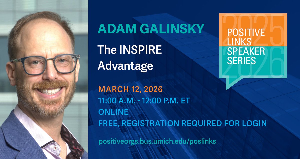 Center for Positive Organizations tweet media