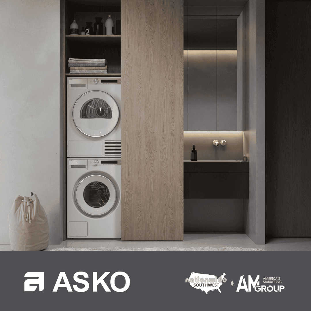 Big news for your showroom! ASKO joins Nationwide Southwest. Premium appliances, marketing support &amp; training await. Call 972.650.0770 to get started!