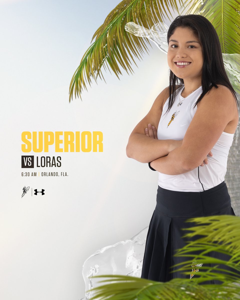 🎾MATCH DAY🎾
🆚 Loras
🕖 6:30 a.m. CT
📍 Orlando, Fla. • USTA National Campus
📈 linktr.ee/uwstennis

#WeAreSuperior