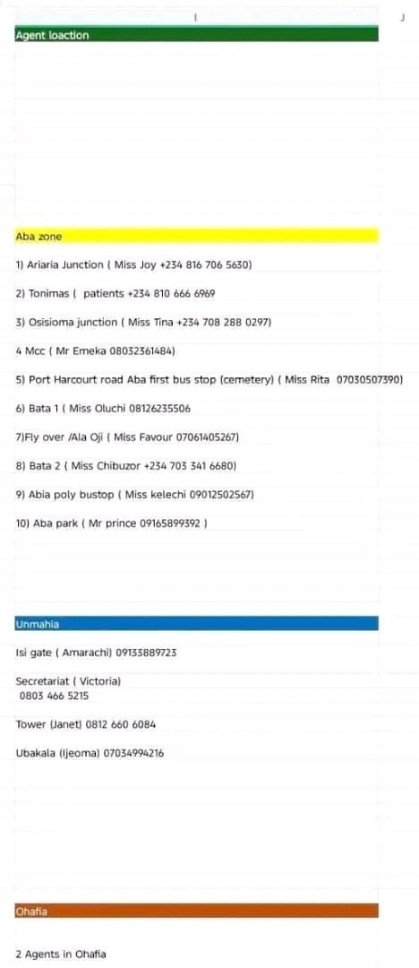PRESS RELEASE ABIA STATE GOVE‍R‍NM⁠ENT RELEASES OFFICIAL⁠ LIST O‍F ...