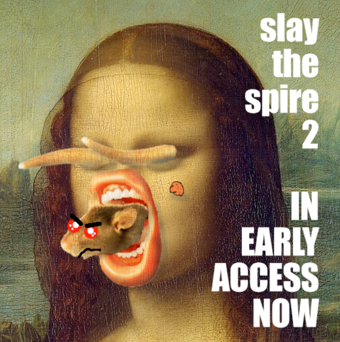MorningJazz69's tweet photo. hey i made that ad you told me to make for that card game tyou have? @MegaCrit https://t.co/dGoeuyPtGZ